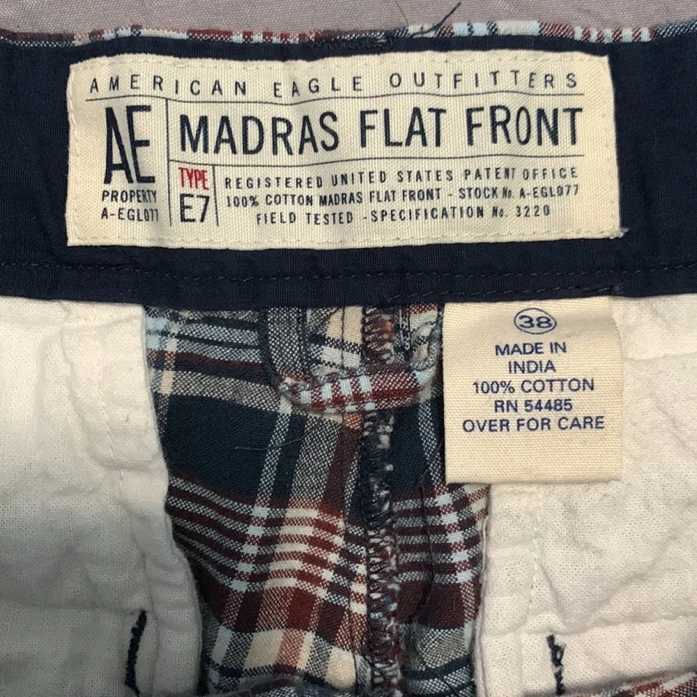 American Eagle Madras Shorts - Picture 4 of 4